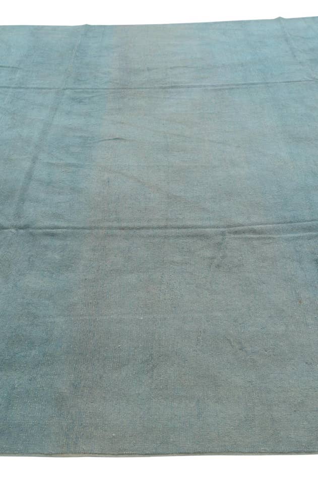 Detail image of 9' 6 x 12' 10 Hand Knotted Oushak Wool Rug