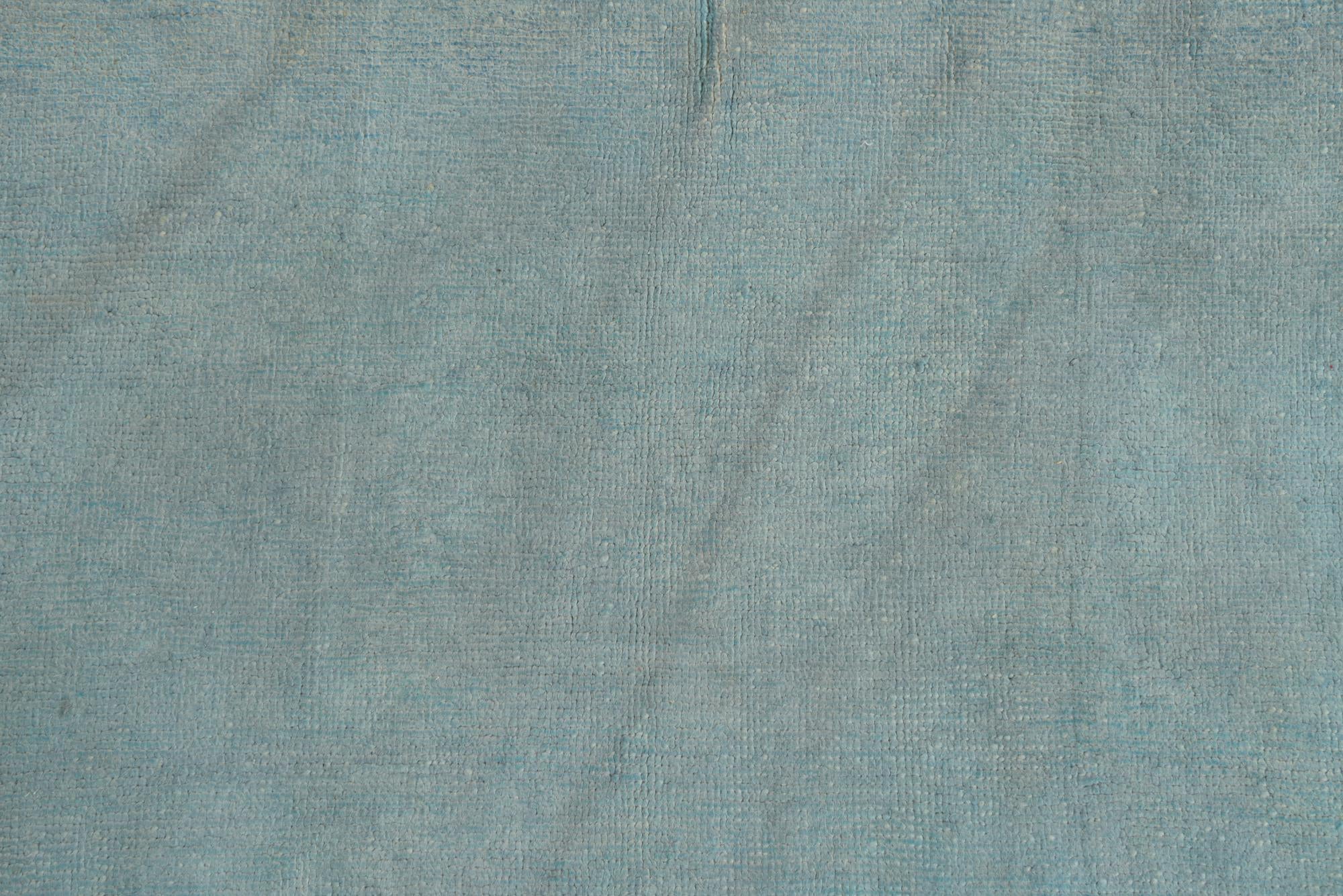 9' 6 x 12' 10 Hand Knotted Oushak Wool Rug