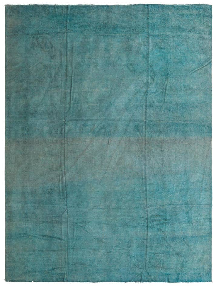 Detail image of 9' 6 x 12' 10 Hand Knotted Oushak Wool Rug