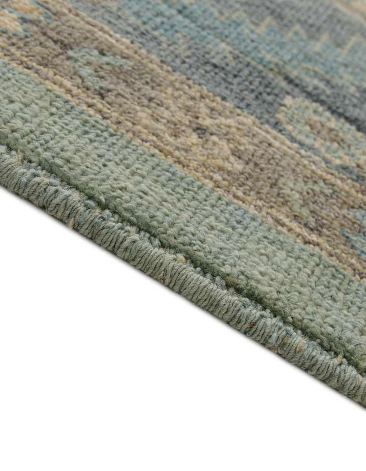 8' 1 x 10' Hand Knotted Oushak Wool Rug