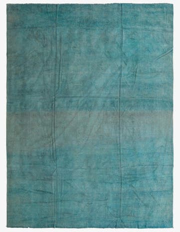 9' 6 x 12' 10 Hand Knotted Oushak Wool Rug