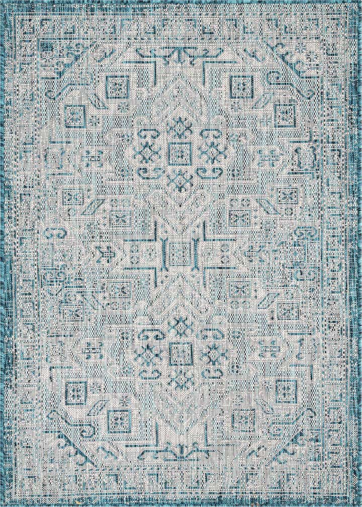 3' x 5' 3 Easy-Clean Aztec Indoor / Outdoor Rug