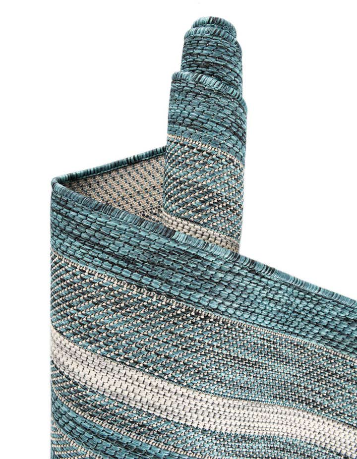 7' x 10' Easy-Clean Border Indoor / Outdoor Rug