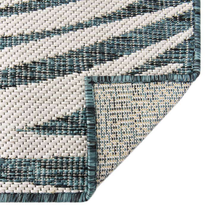 7' 10 x 10' Easy-Clean Botanical Indoor / Outdoor Rug