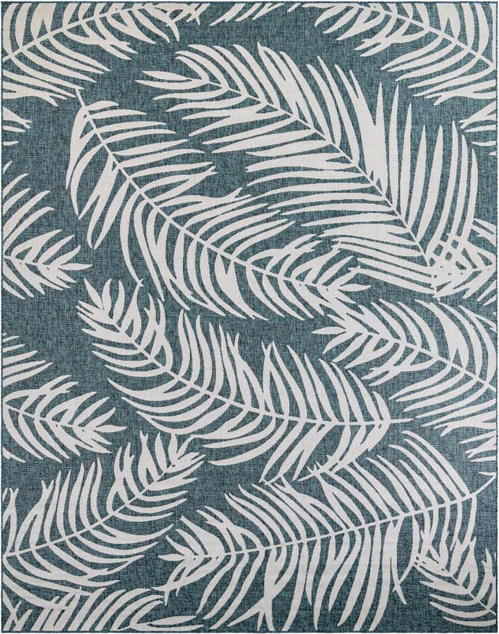 10' x 13' Easy-Clean Botanical Indoor / Outdoor Rug