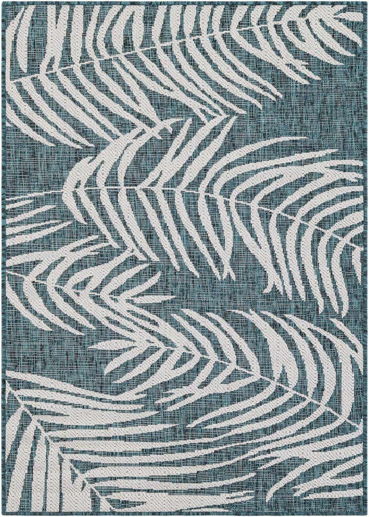 3' x 5' 3 Easy-Clean Botanical Indoor / Outdoor Rug
