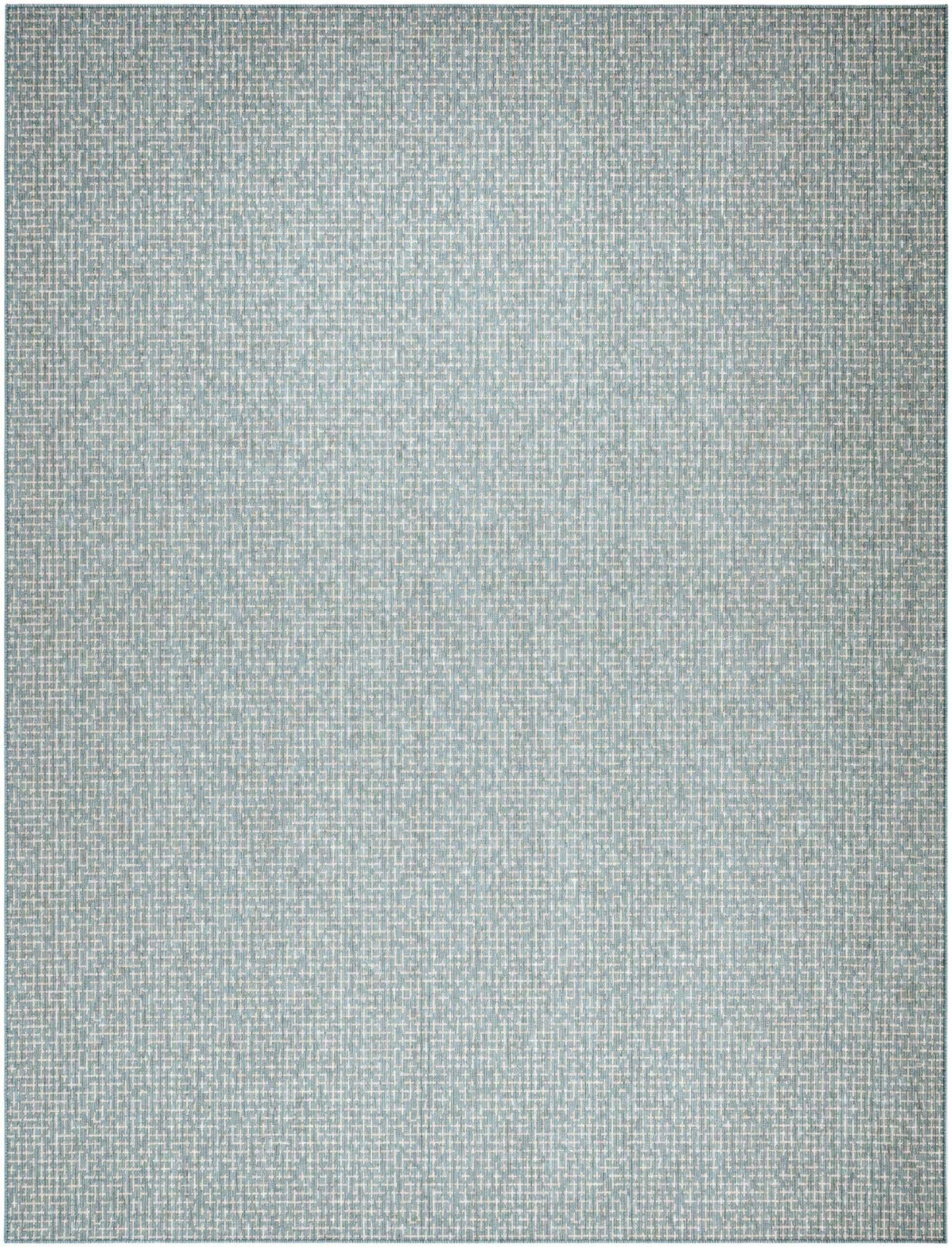 10' x 13' Easy-Clean Checkered Indoor / Outdoor Rug