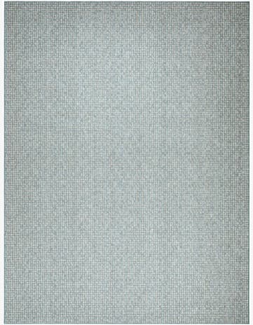 10' x 13' Easy-Clean Checkered Indoor / Outdoor Rug