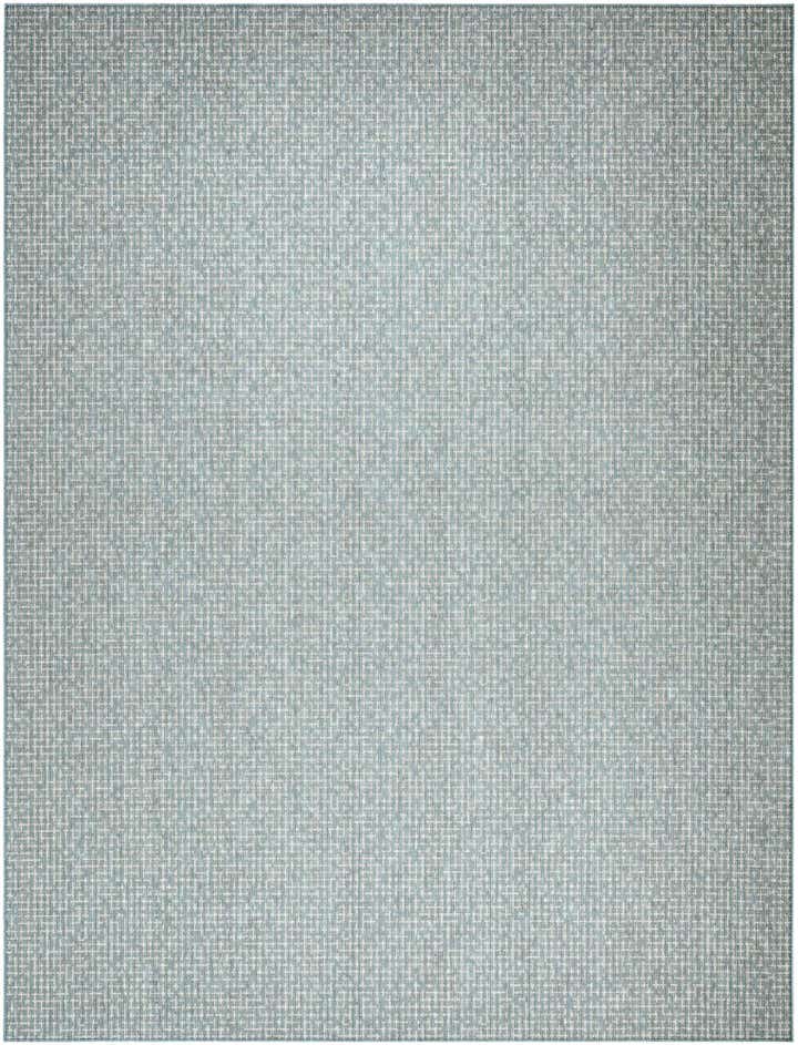 10' x 13' Easy-Clean Checkered Indoor / Outdoor Rug