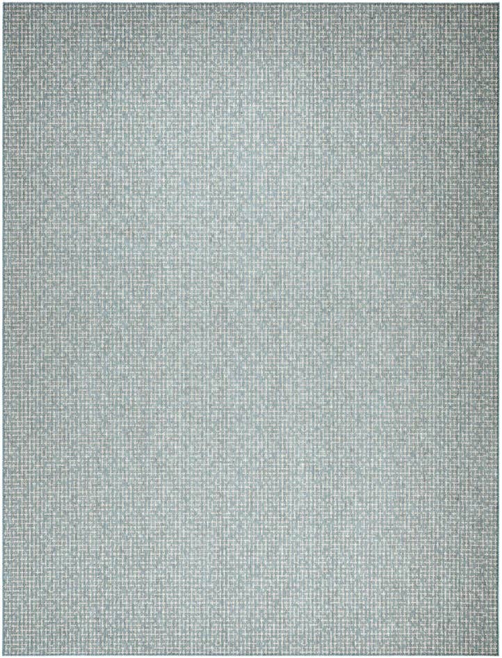 Detail image of 10' x 13' Easy-Clean Checkered Indoor / Outdoor Rug