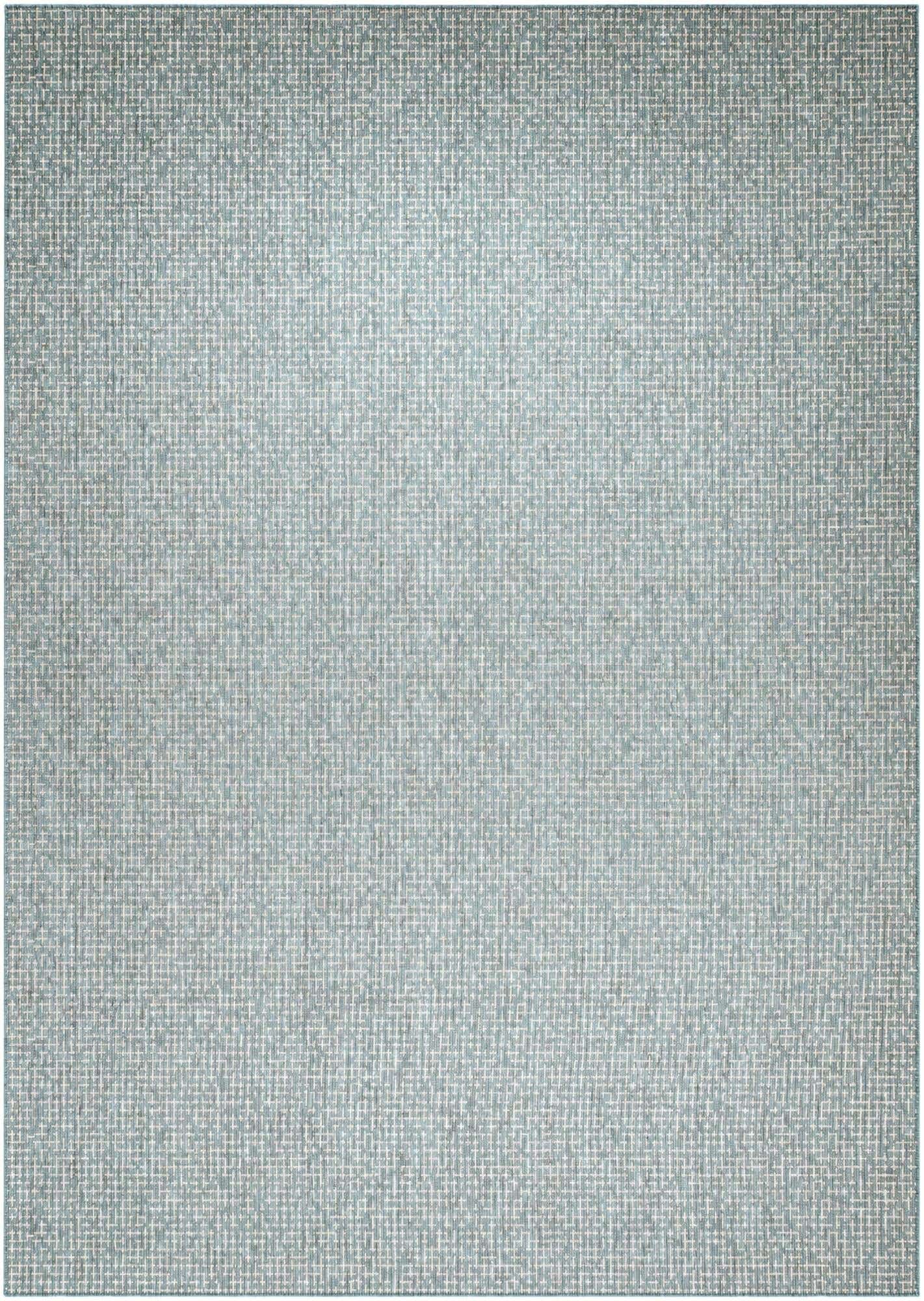 10' x 14' Easy-Clean Checkered Indoor / Outdoor Rug