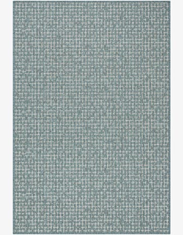 4' x 6' Easy-Clean Checkered Indoor / Outdoor Rug
