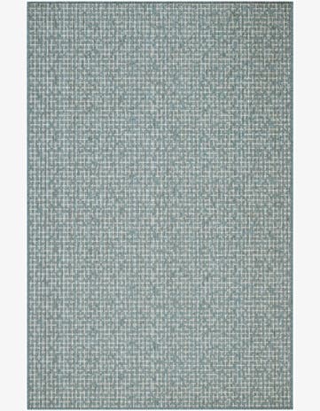 5' 3 x 8' Easy-Clean Checkered Indoor / Outdoor Rug