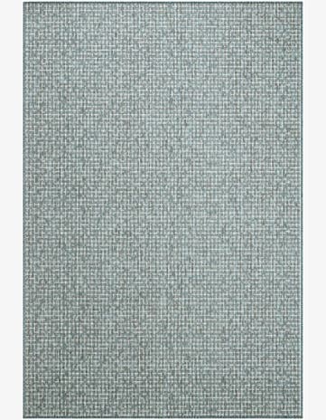 6' x 9' Easy-Clean Checkered Indoor / Outdoor Rug