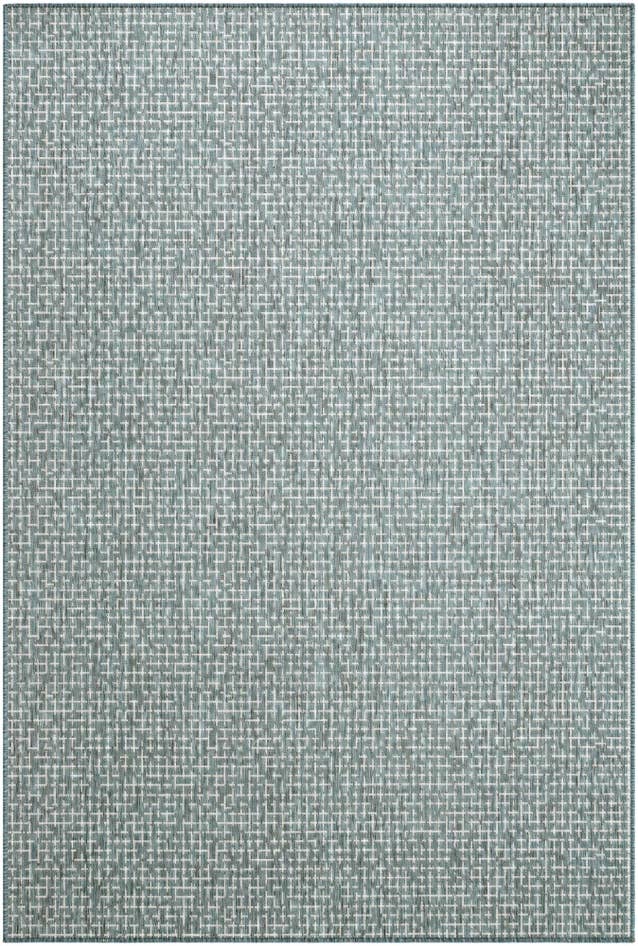 Detail image of 6' x 9' Easy-Clean Checkered Indoor / Outdoor Rug