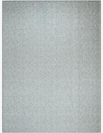 9' x 12' Easy-Clean Checkered Indoor / Outdoor Rug