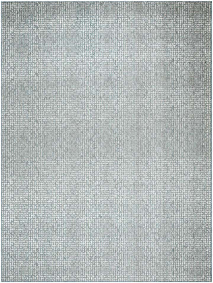 9' x 12' Easy-Clean Checkered Indoor / Outdoor Rug