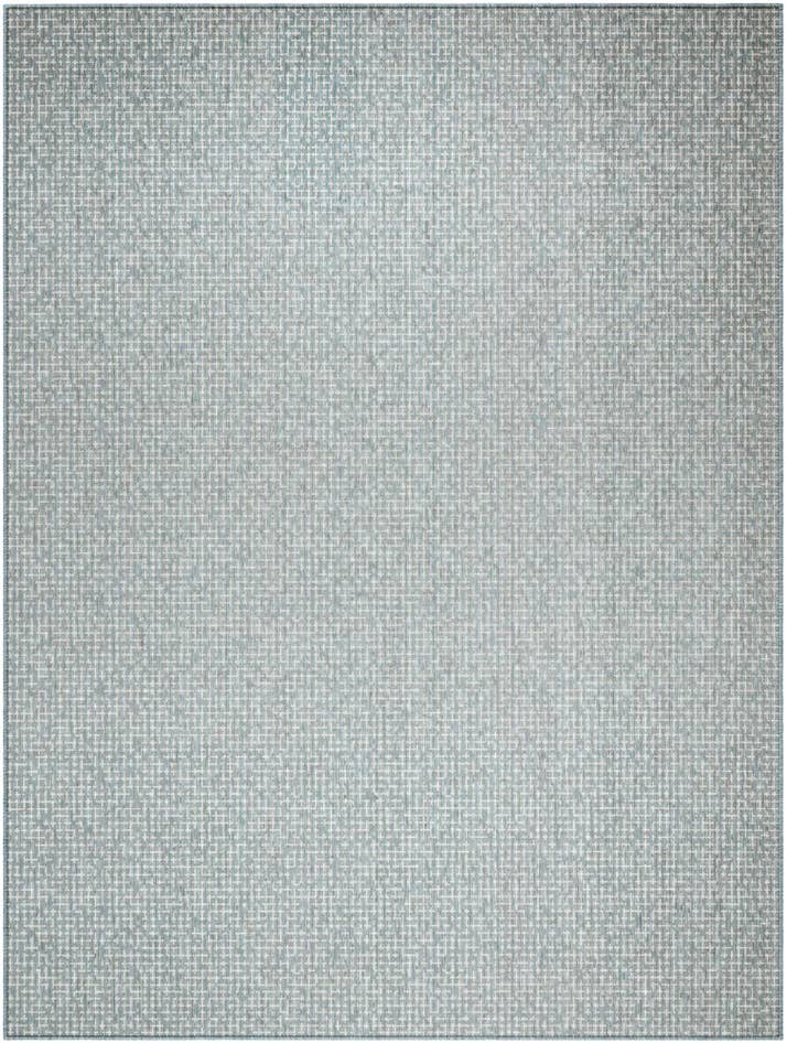Detail image of 9' x 12' Easy-Clean Checkered Indoor / Outdoor Rug