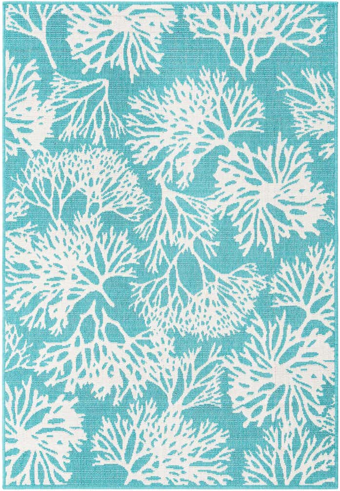 4' x 6' Easy-Clean Coastal Indoor / Outdoor Rug