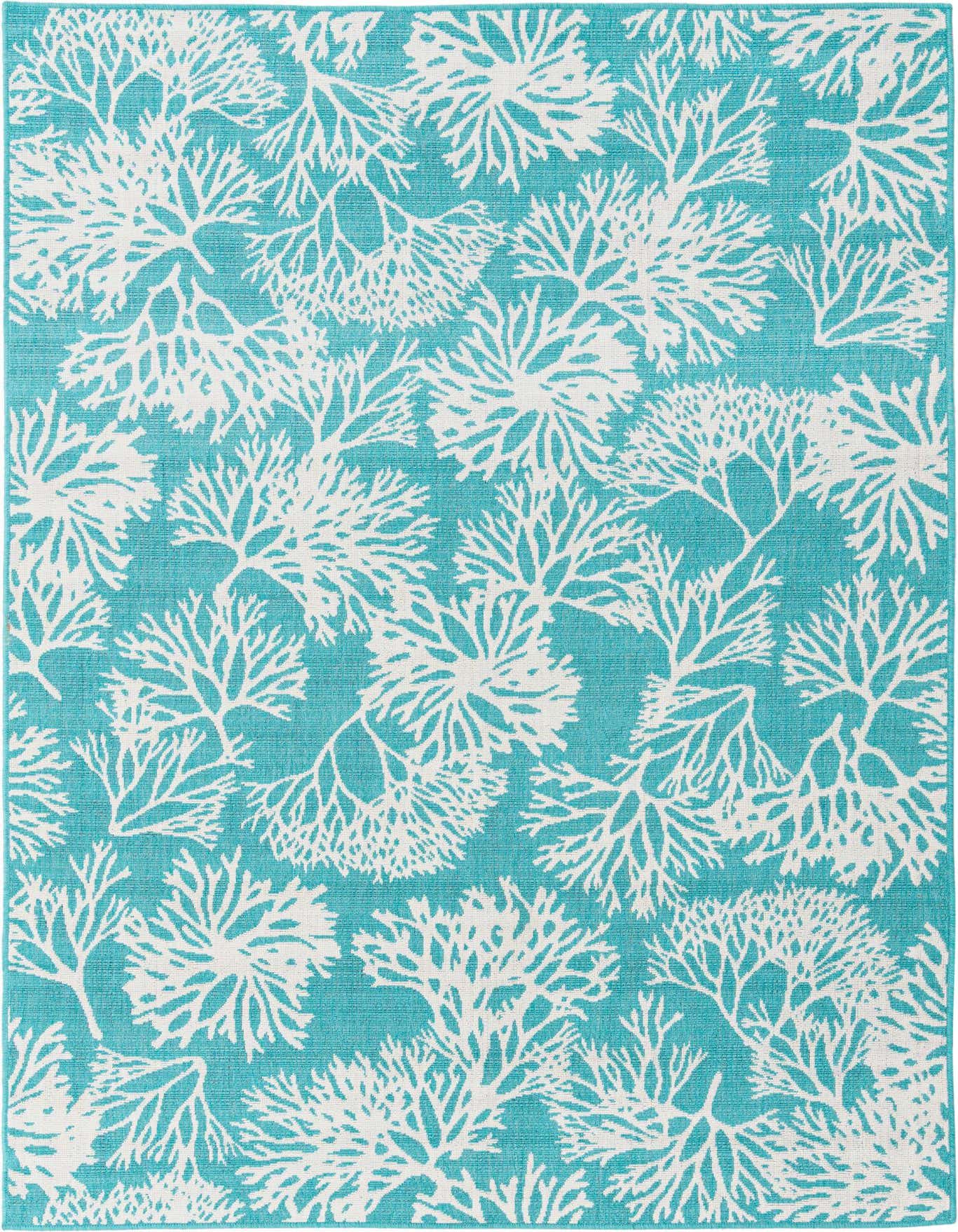 6' x 9' Easy-Clean Coastal Indoor / Outdoor Rug