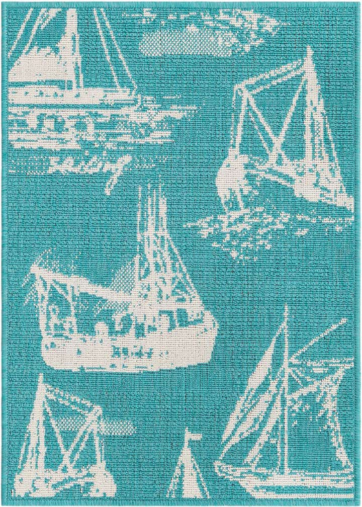 2' x 3' Easy-Clean Coastal Indoor / Outdoor Rug