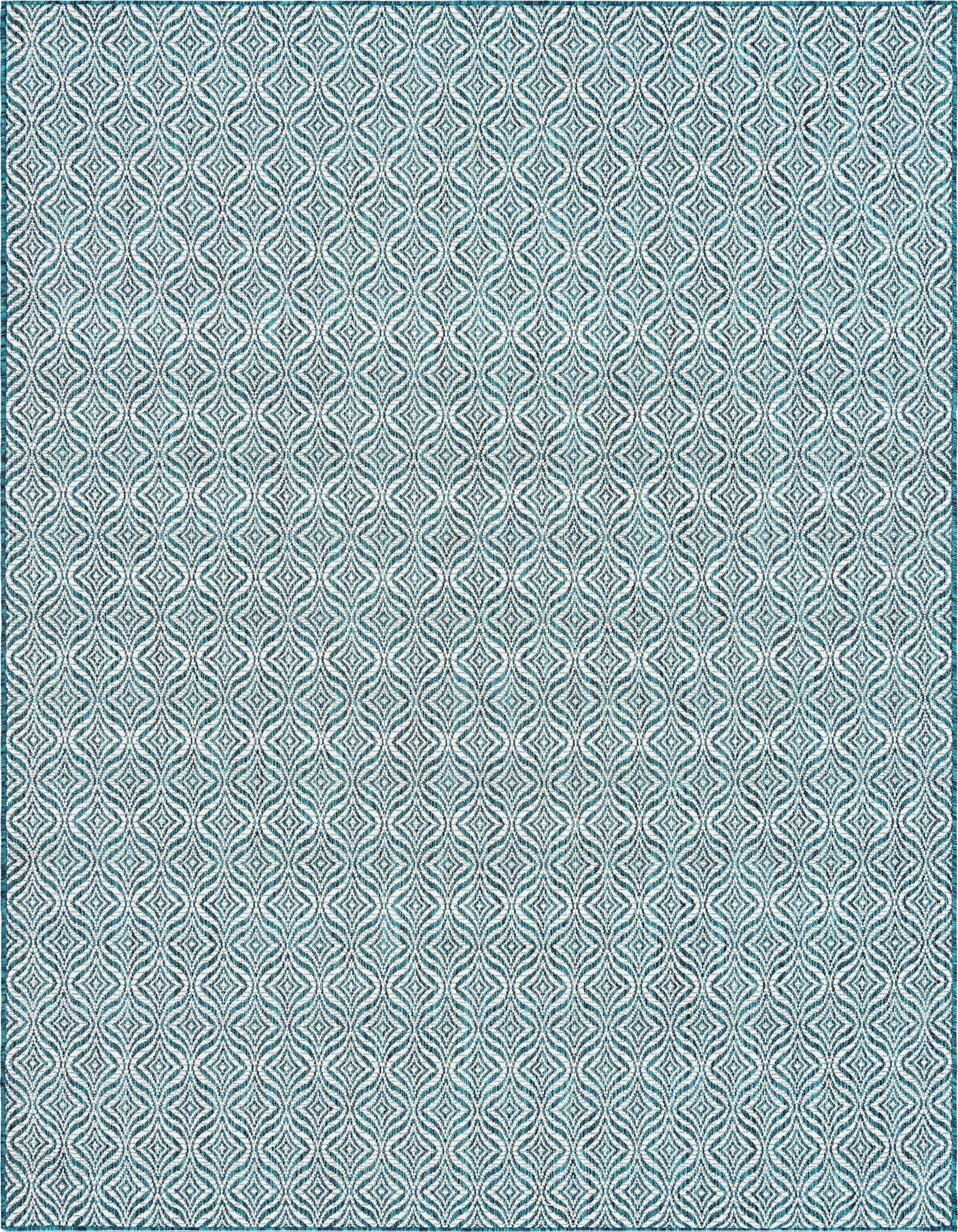 7' x 10' Easy-Clean Lattice Indoor / Outdoor Rug