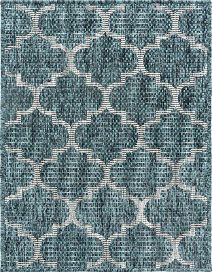 Detail image of 2' x 3' Easy-Clean Lattice Indoor / Outdoor Rug