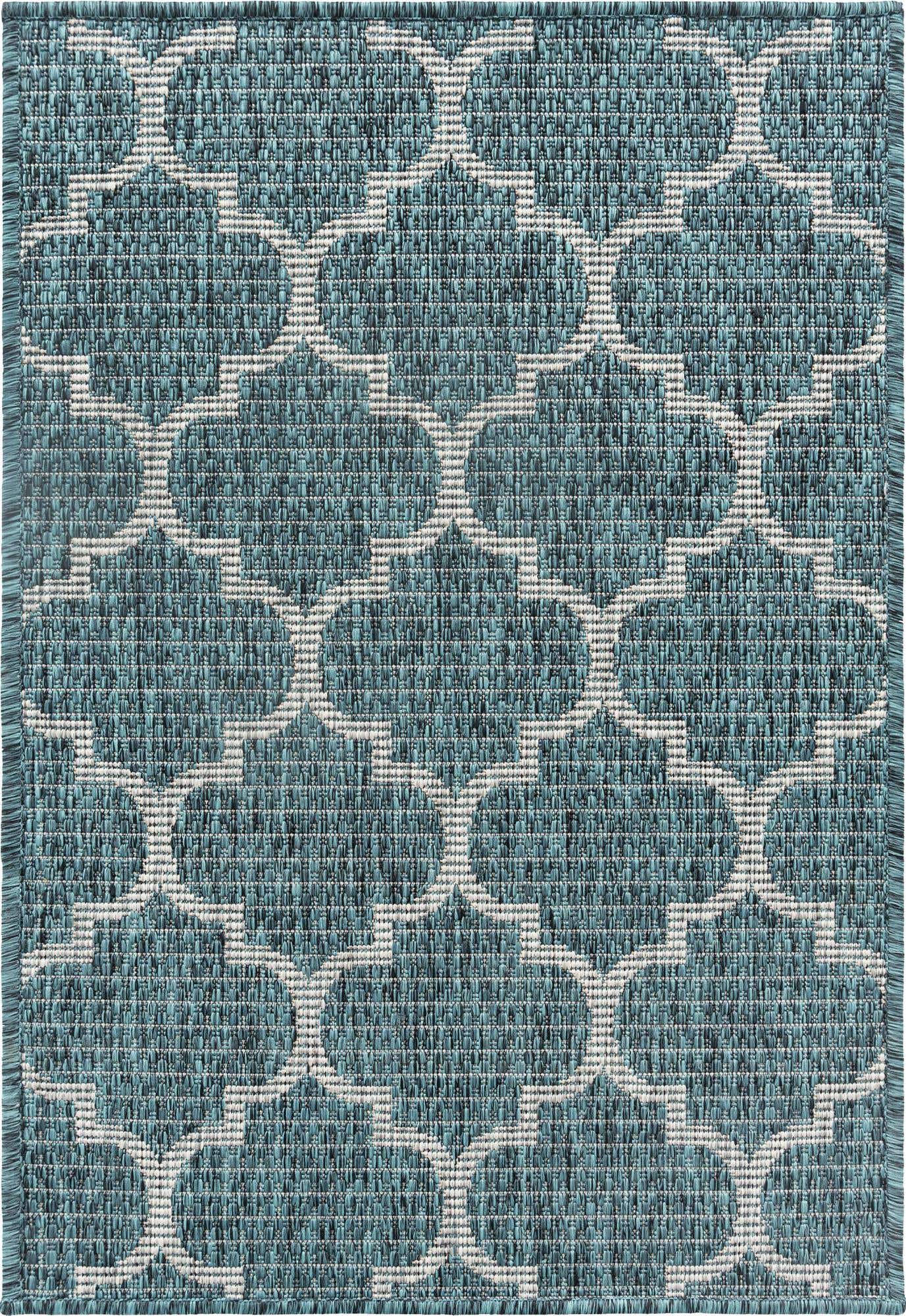 2' x 3' Easy-Clean Lattice Indoor / Outdoor Rug