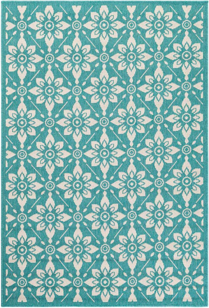 4' x 6' Easy-Clean Lattice Indoor / Outdoor Rug