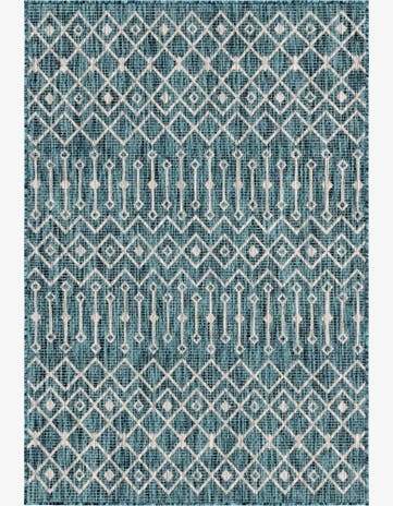 4' x 6' Easy-Clean Lattice Indoor / Outdoor Rug