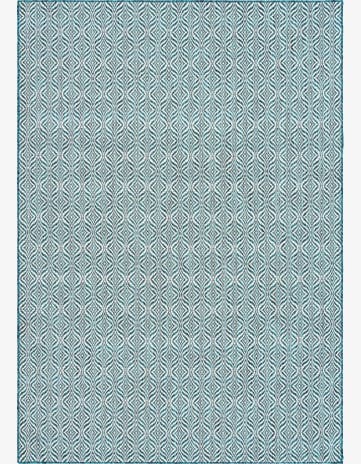7' x 10' Easy-Clean Lattice Indoor / Outdoor Rug