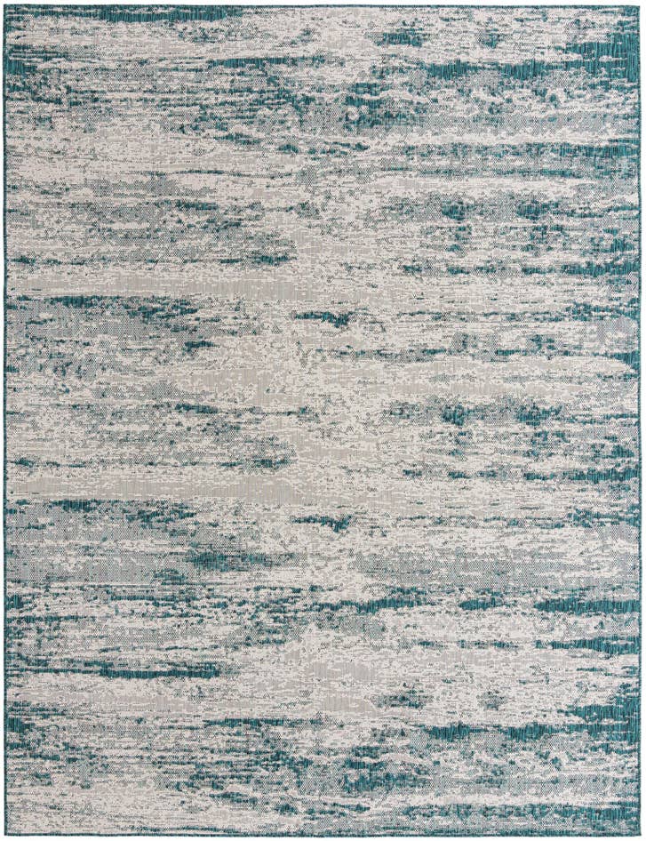 Detail image of 9' x 12' Easy-Clean Modern Indoor / Outdoor Rug