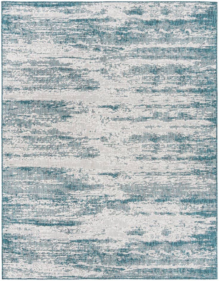Detail image of 7' 10 x 11' Easy-Clean Modern Indoor / Outdoor Rug