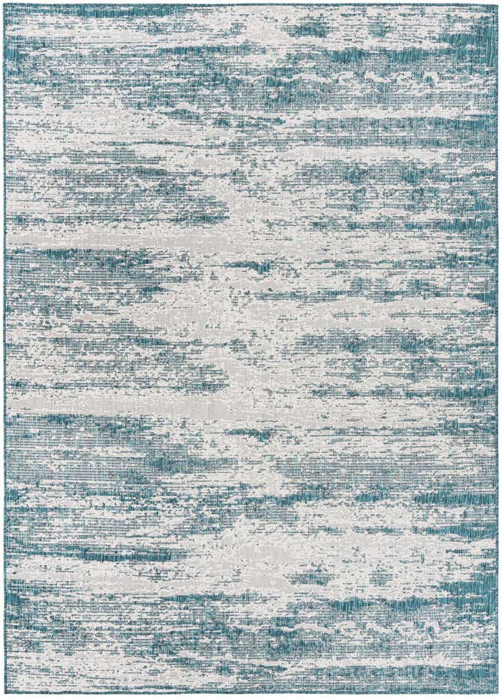 7' 10 x 11' Easy-Clean Modern Indoor / Outdoor Rug