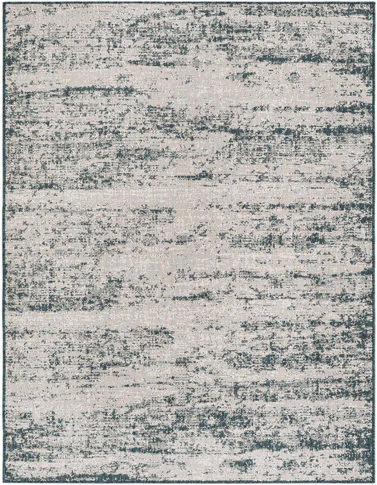 Detail image of 5' 3 x 8' Easy-Clean Modern Indoor / Outdoor Rug