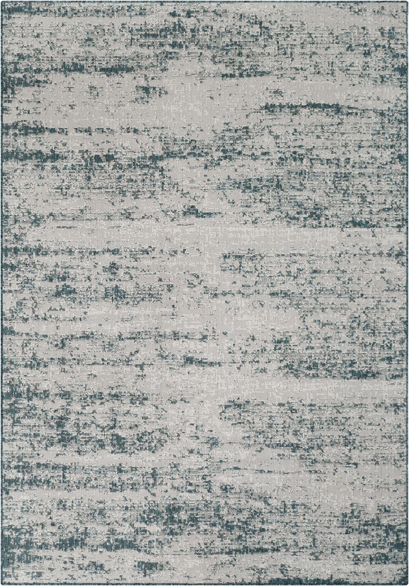 Primary image 7' x 10'  Washable Modern Indoor / Outdoor Rug