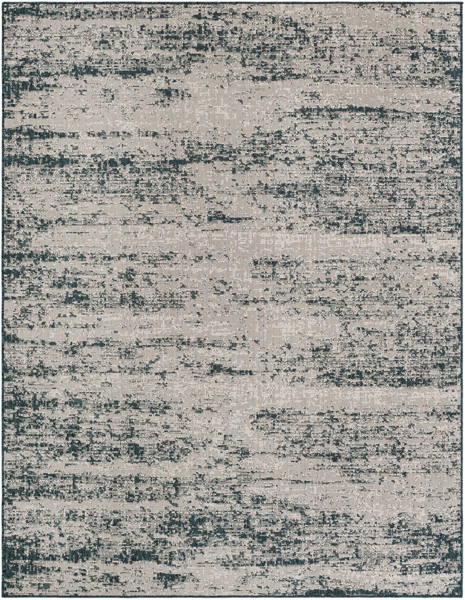 7' 10 x 10'  Washable Modern Indoor / Outdoor Rug