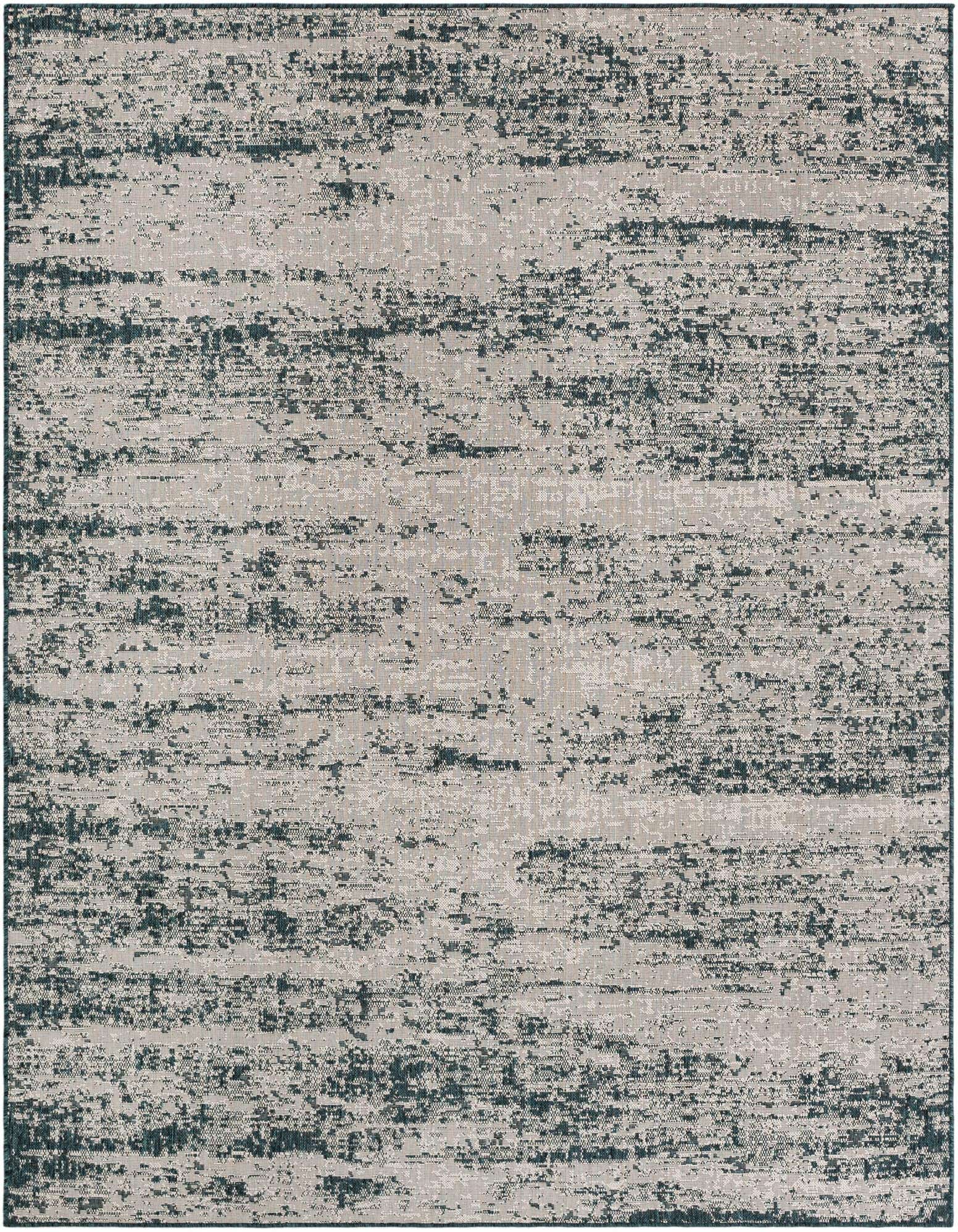 7' 10 x 10' Easy-Clean Modern Indoor / Outdoor Rug
