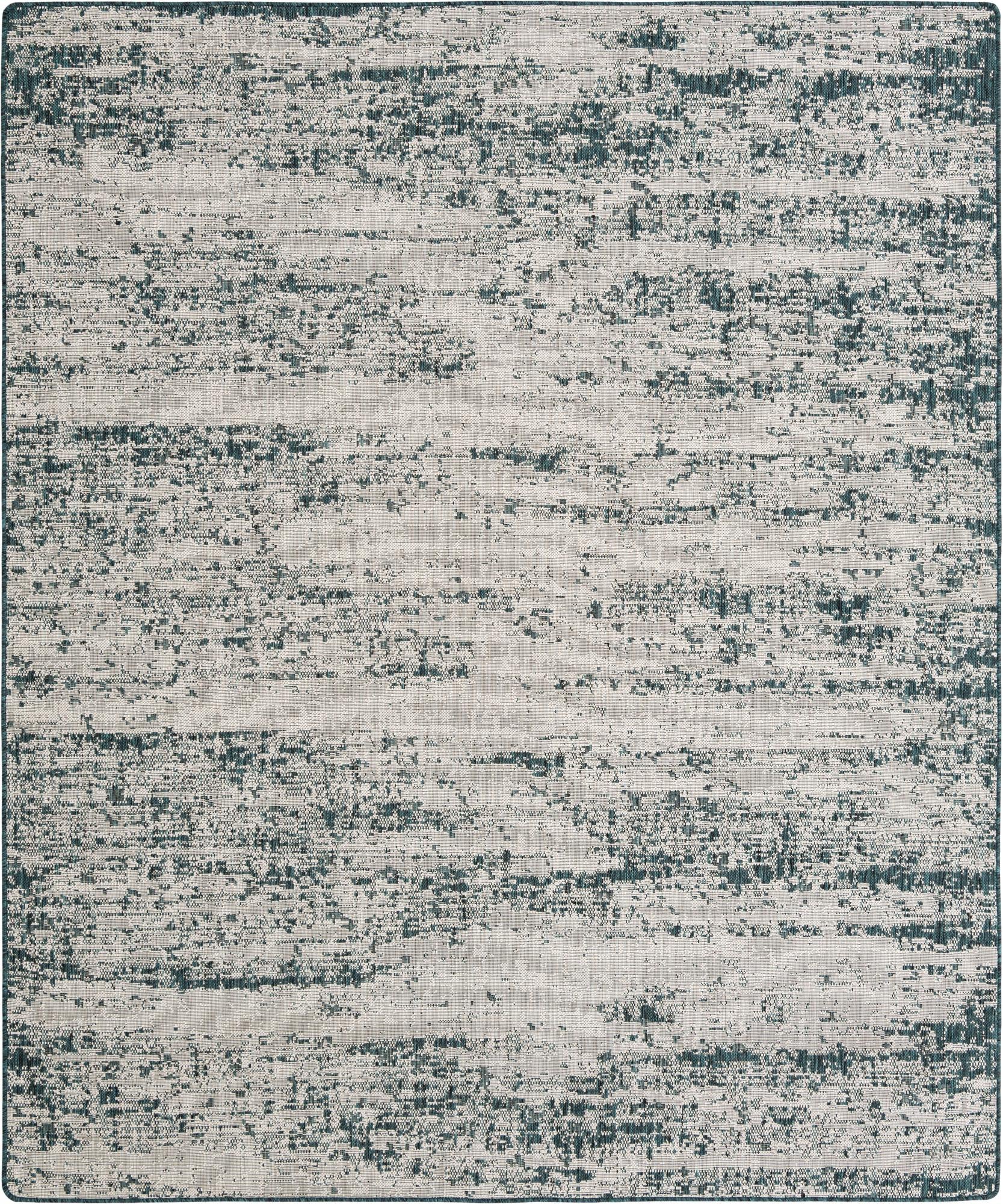 7' 6 x 9' Easy-Clean Modern Indoor / Outdoor Rug