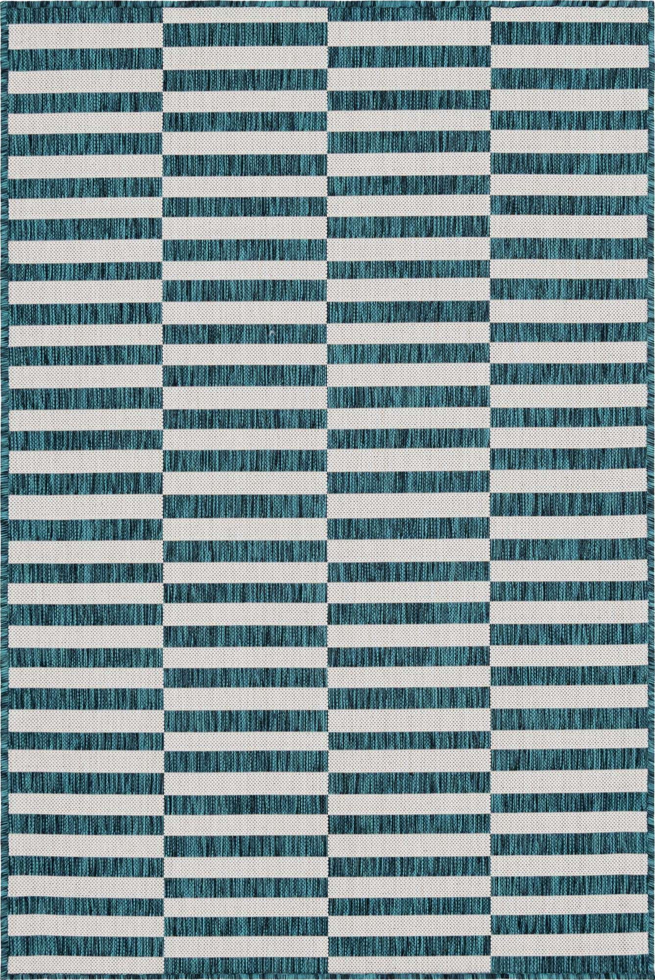 4' x 6' Easy-Clean Ribbon Indoor / Outdoor Rug