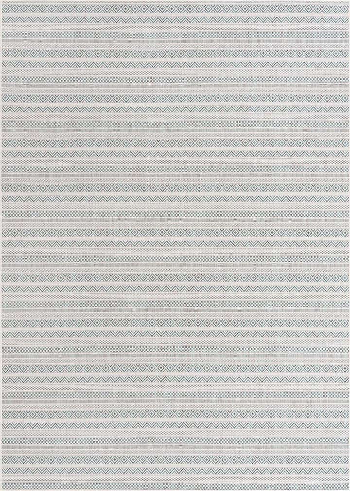 7' x 10' Easy-Clean Ribbon Indoor / Outdoor Rug