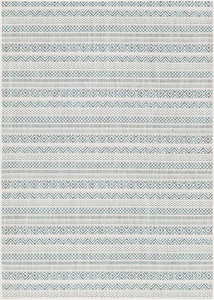 4' x 6' Easy-Clean Ribbon Indoor / Outdoor Rug
