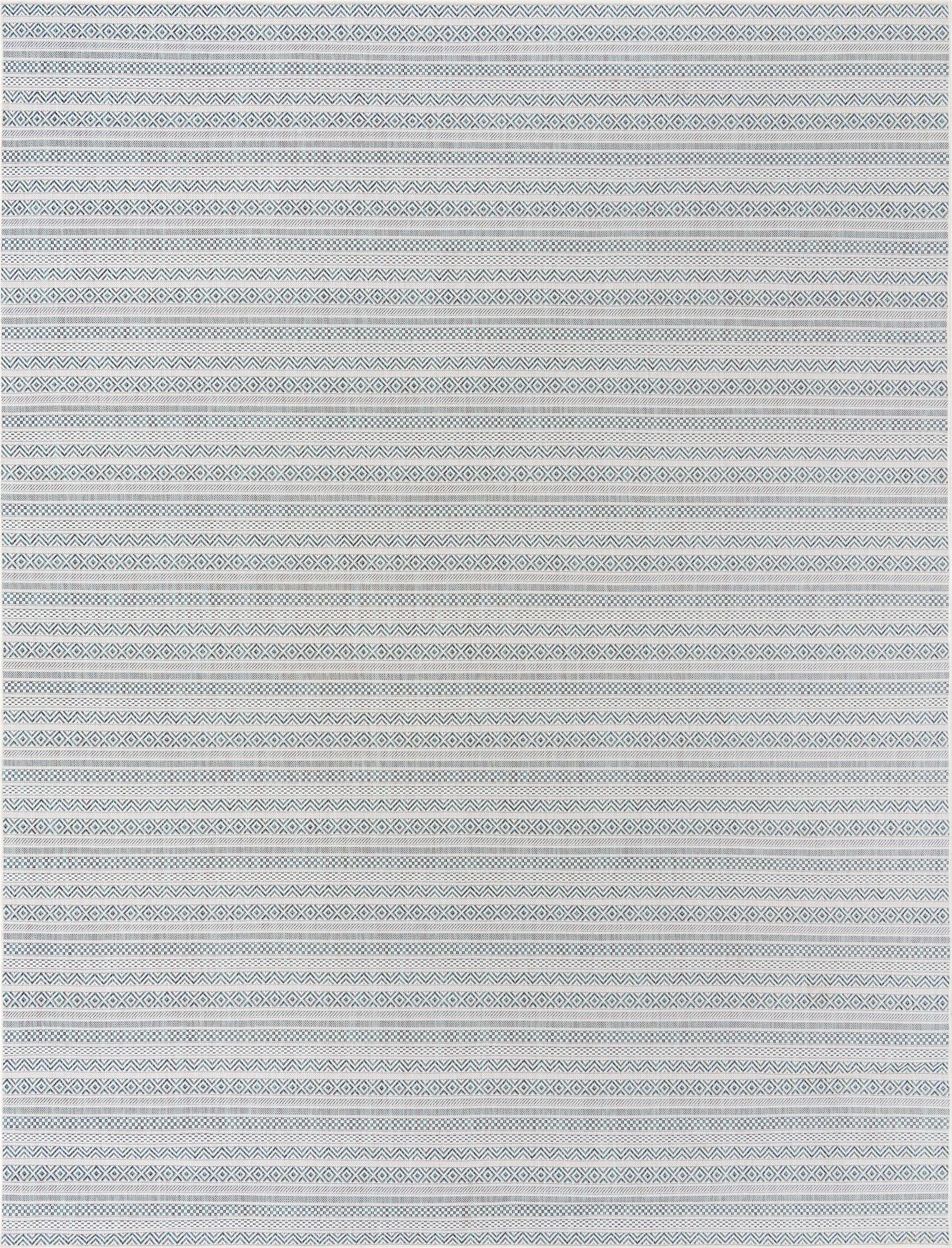 10' x 13' Washable Ribbon Indoor / Outdoor Rug