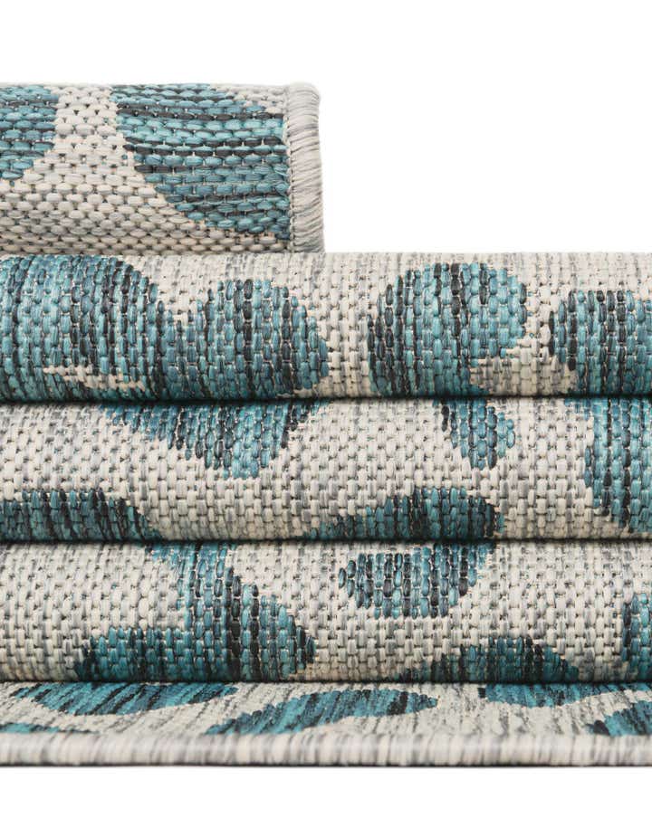 9' x 12' Easy-Clean Safari Indoor / Outdoor Rug