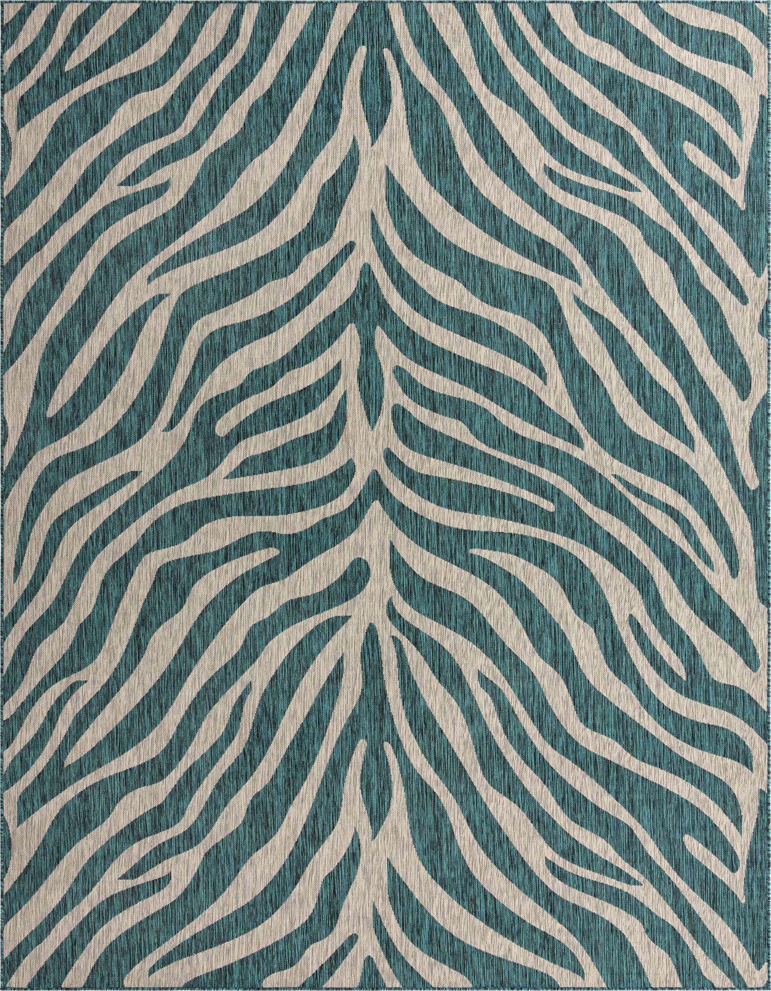 9' x 12' Easy-Clean Safari Indoor / Outdoor Rug