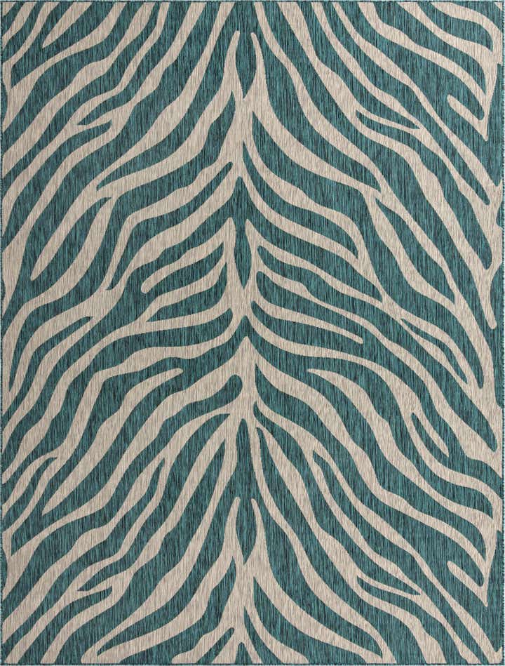 9' x 12' Easy-Clean Safari Indoor / Outdoor Rug