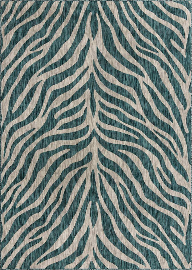 Detail image of 7' 10 x 11' Easy-Clean Safari Indoor / Outdoor Rug