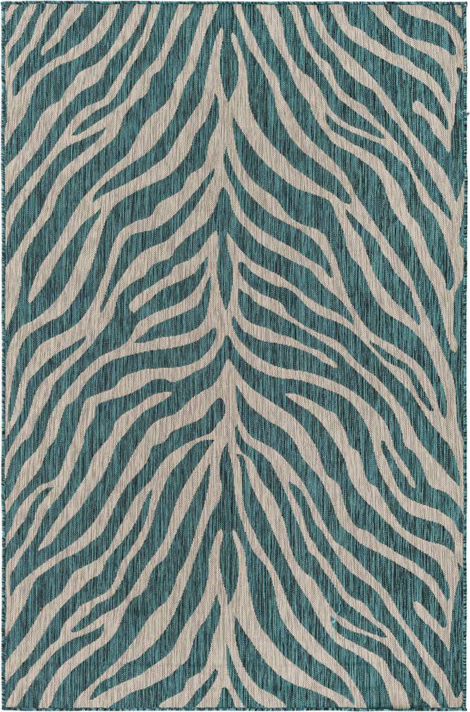 5' 3 x 8' Easy-Clean Safari Indoor / Outdoor Rug