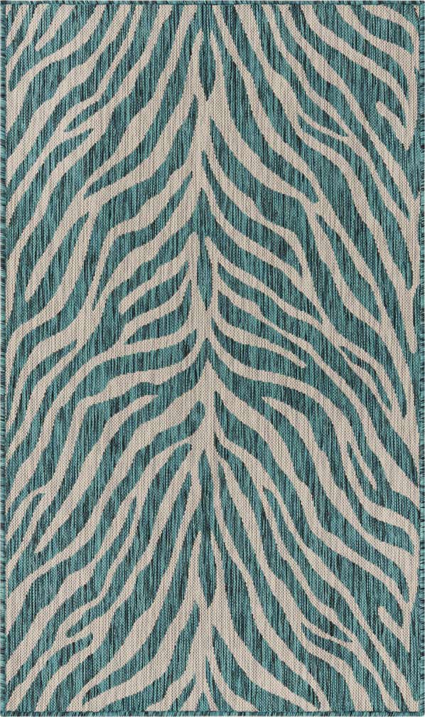 3' x 5' 3 Easy-Clean Safari Indoor / Outdoor Rug