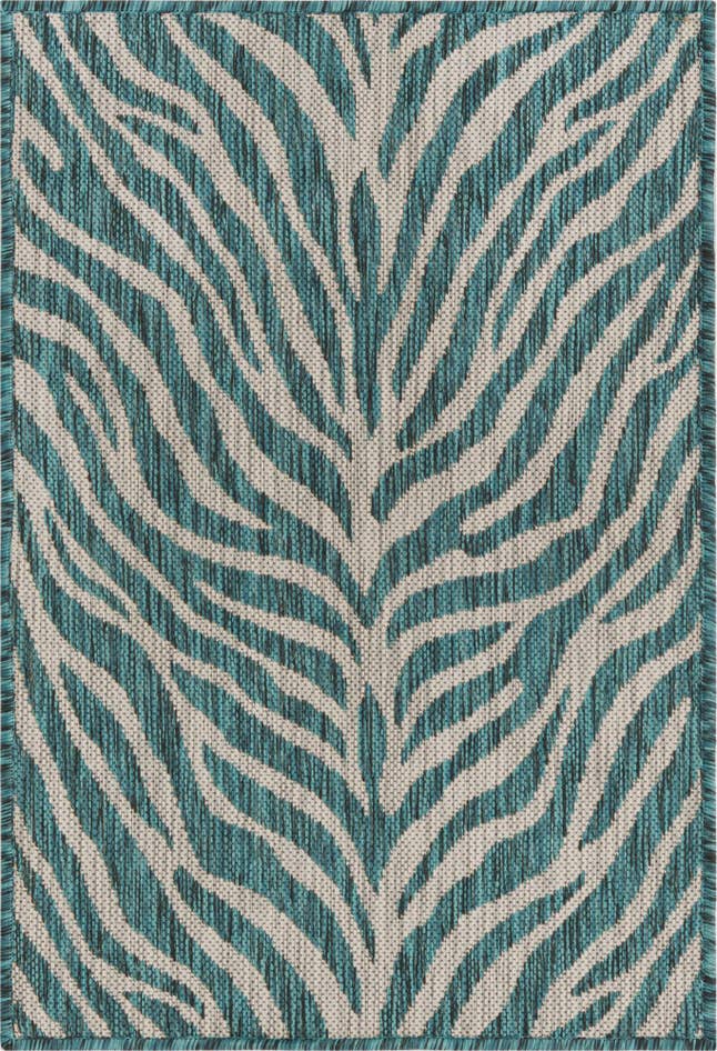 Detail image of 2' x 3' Easy-Clean Safari Indoor / Outdoor Rug